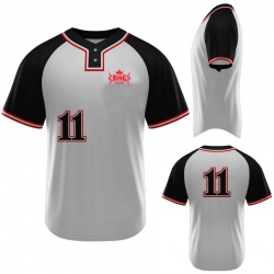 2 Button BASEBALL JERSEY:-