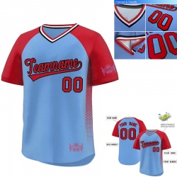 V-Neck Baseball Jersey:-