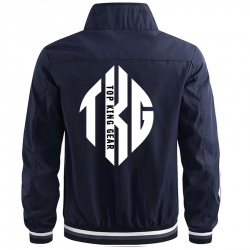 Men Lightweight Bomber Jacket Zip Up with Pockets:-