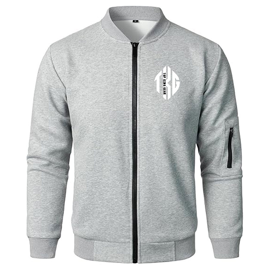 Casual Fleece Varsity Bomber Jackets:-
