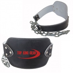 Weightlifting Leather Dipping Gym Belt:-