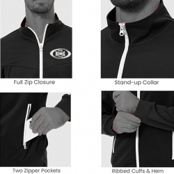 Athletic Jogging Gym Activewear Sweat Tracks Suits:-
