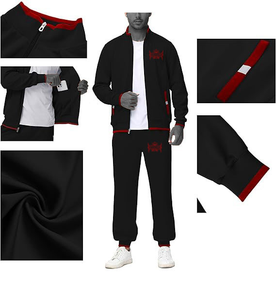 Activewear Jogging Gym Sweat Track Suits:-