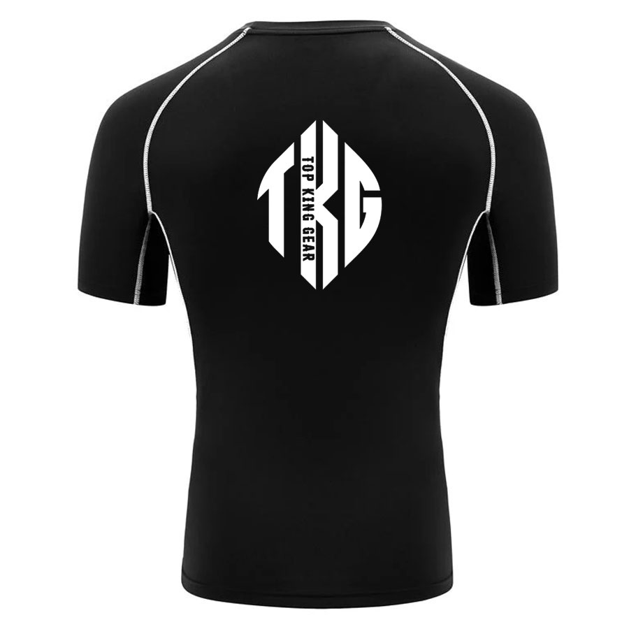 Men Short Sleeve Compression Gym Shirts:-