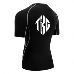 Men Short Sleeve Compression Gym Shirts:-