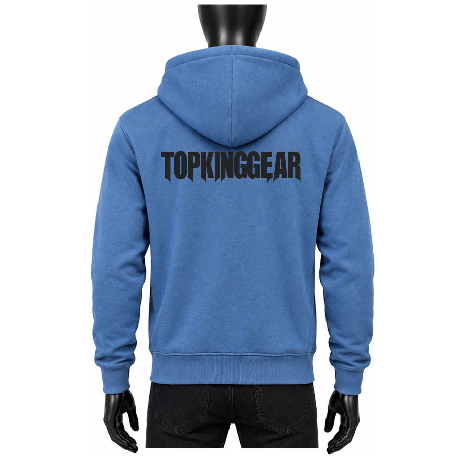  TOP KING GEAR Premium Casual Full-Zip Hoodie:-