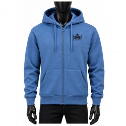  TOP KING GEAR Premium Casual Full-Zip Hoodie:-