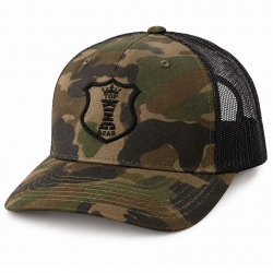 Custom Camo Cotton Twill Curved Brim Trucker Hat - TKG-SC-5513