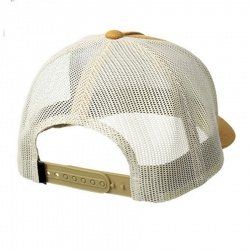 Men's Curved Bill Mesh Trucker Hat - 5 Panel