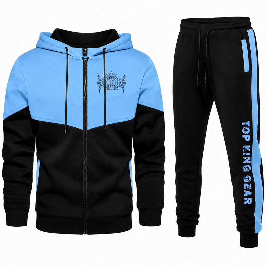 Premium Sportswear Hooded Sweat Tracksuit - Top King Gear