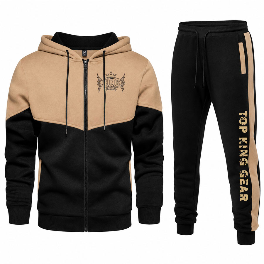 Premium Sportswear Hooded Sweat Tracksuit - Top King Gear