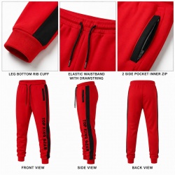 Premium Sportswear Hooded Sweat Tracksuit - Top King Gear