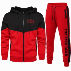 Premium Sportswear Hooded Sweat Tracksuit - Top King Gear