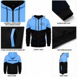 Premium Sportswear Hooded Sweat Tracksuit - Top King Gear