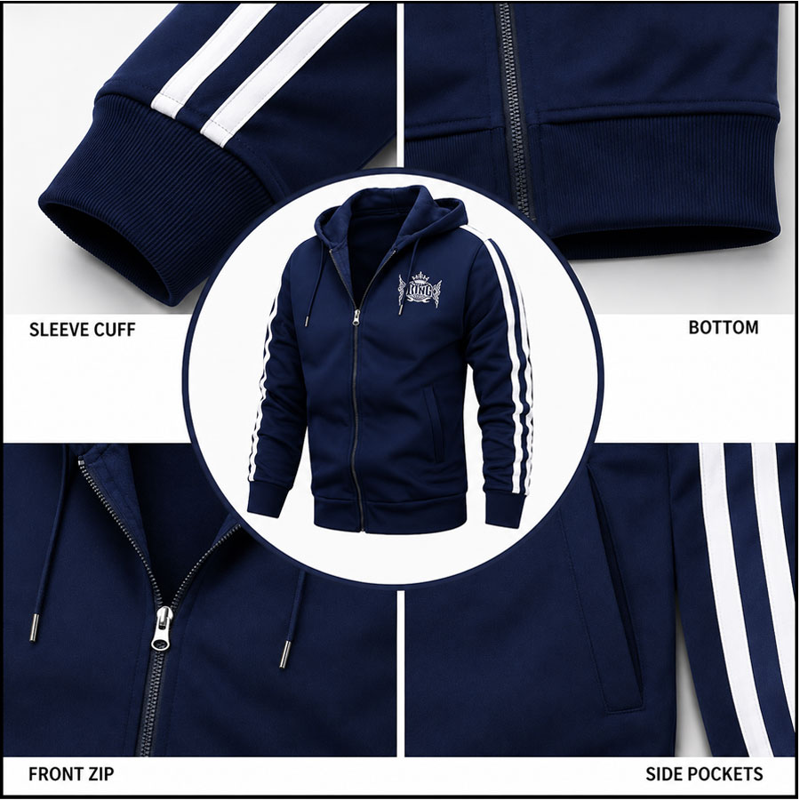 TOPKINGGEAR TKG-TRS-4594 Apex Sports Casual Sweat Tracksuit
