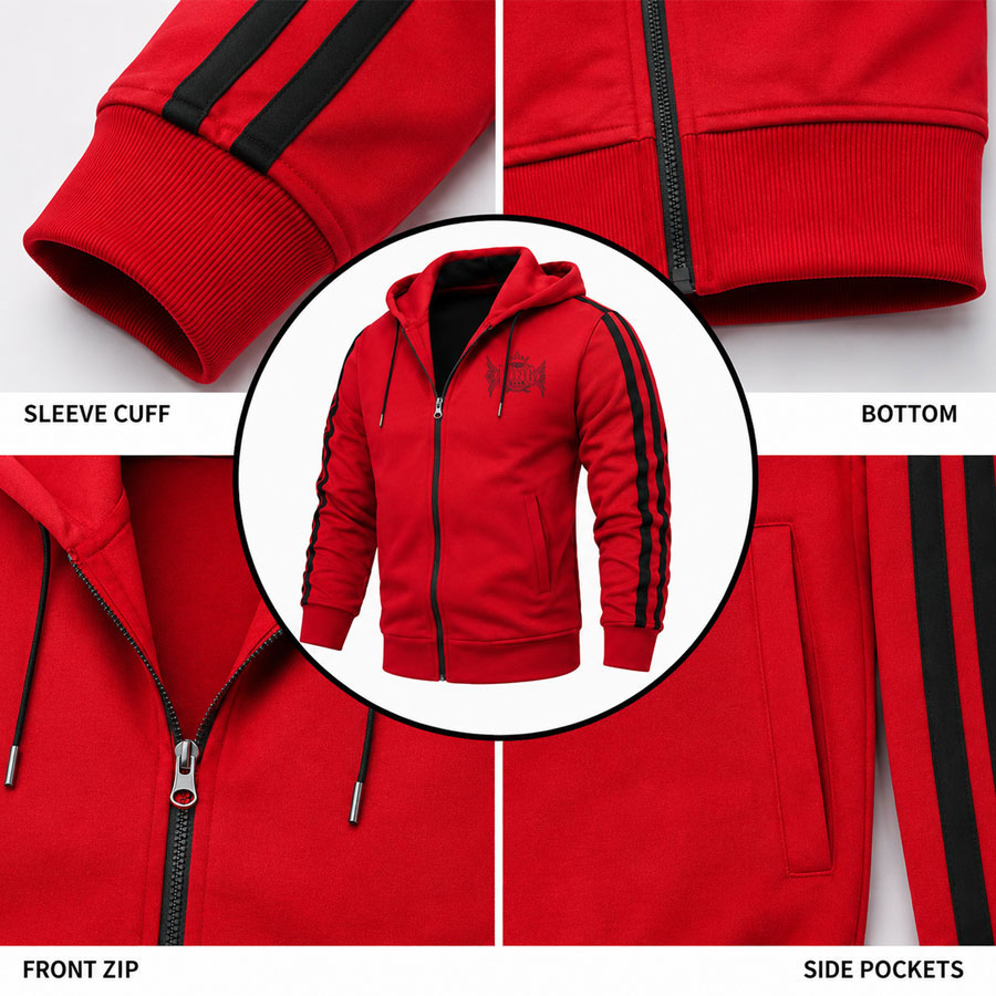 TOPKINGGEAR TKG-TRS-4594 Apex Sports Casual Sweat Tracksuit