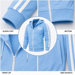 TOPKINGGEAR TKG-TRS-4594 Apex Sports Casual Sweat Tracksuit