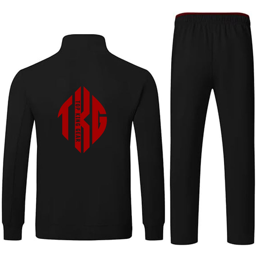 Men's Full Zip Sports Training Tracksuit - Top King Gear