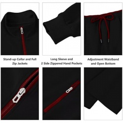 Men's Full Zip Sports Training Tracksuit - Top King Gear