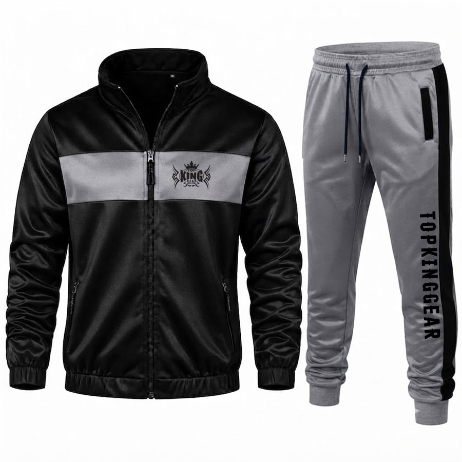 TKG-TRS-4603 Premium Casual Sports Gym Tracksuit - Top King Gear