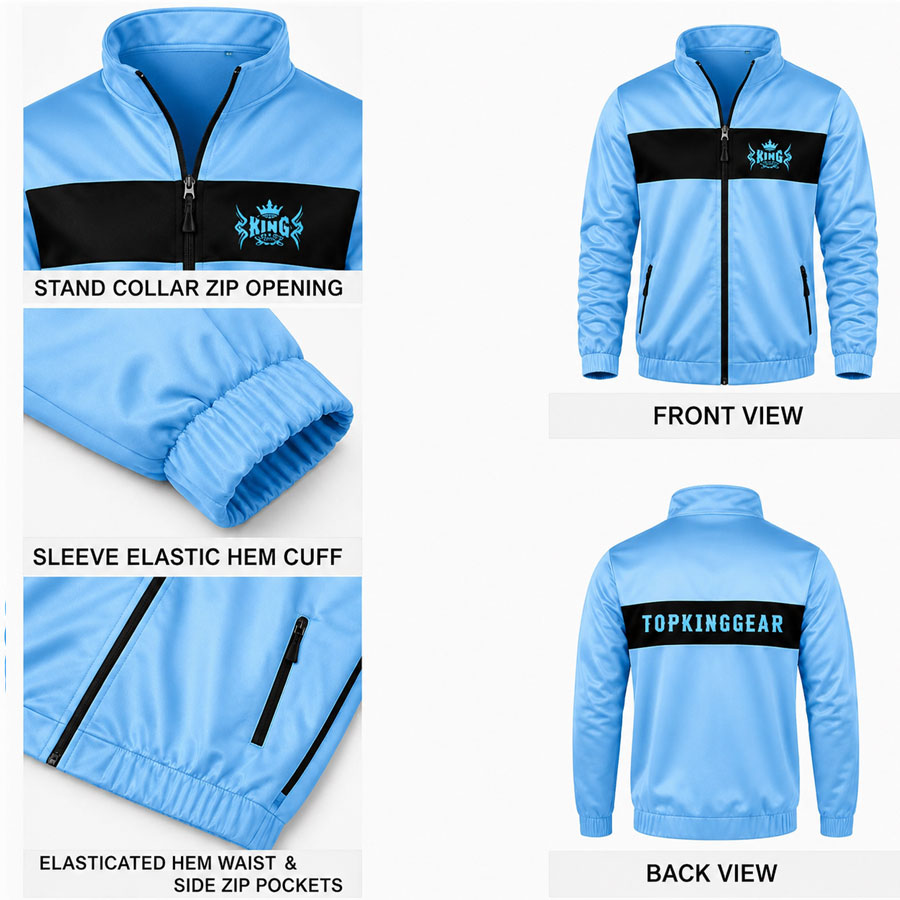 TKG-TRS-4603 Premium Casual Sports Gym Tracksuit - Top King Gear