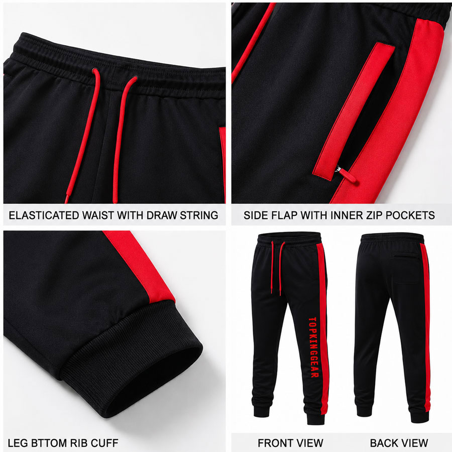 TKG-TRS-4603 Premium Casual Sports Gym Tracksuit - Top King Gear