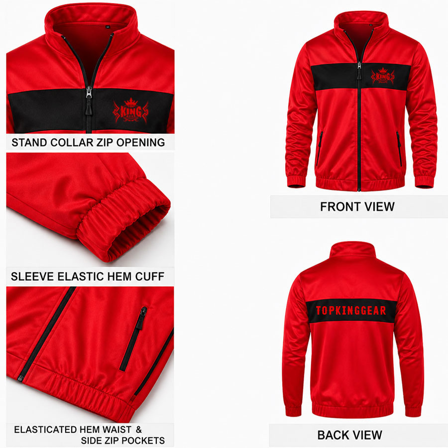 TKG-TRS-4603 Premium Casual Sports Gym Tracksuit - Top King Gear