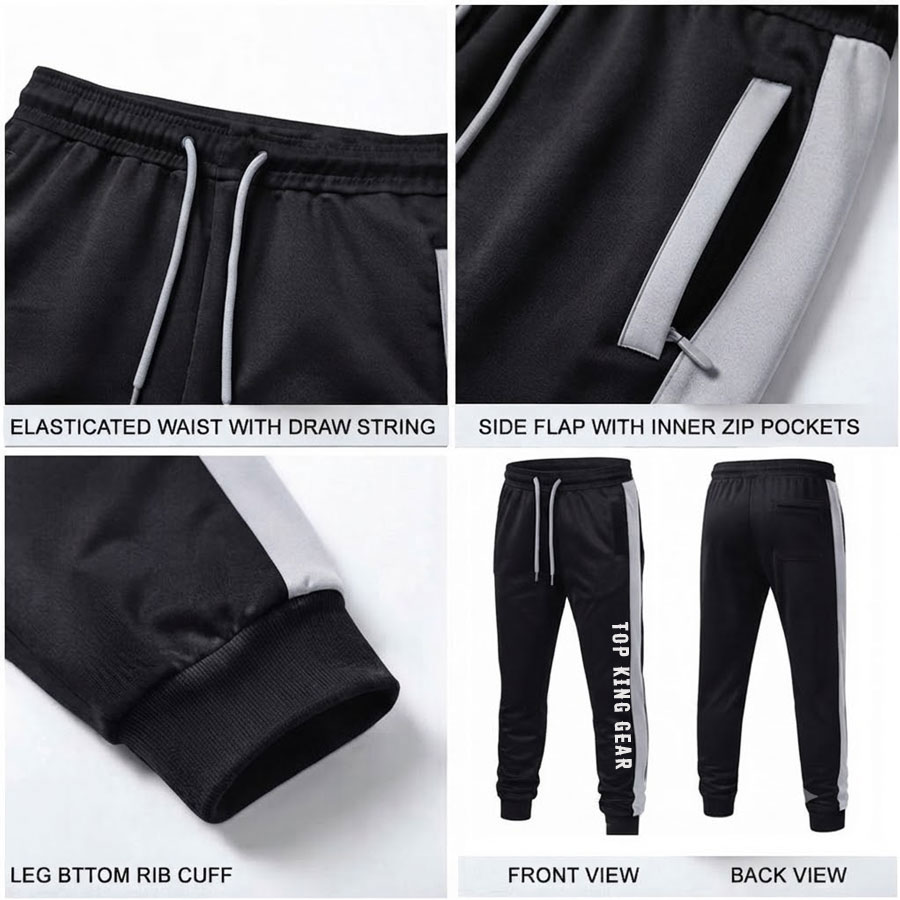 TKG-TRS-4603 Premium Casual Sports Gym Tracksuit - Top King Gear