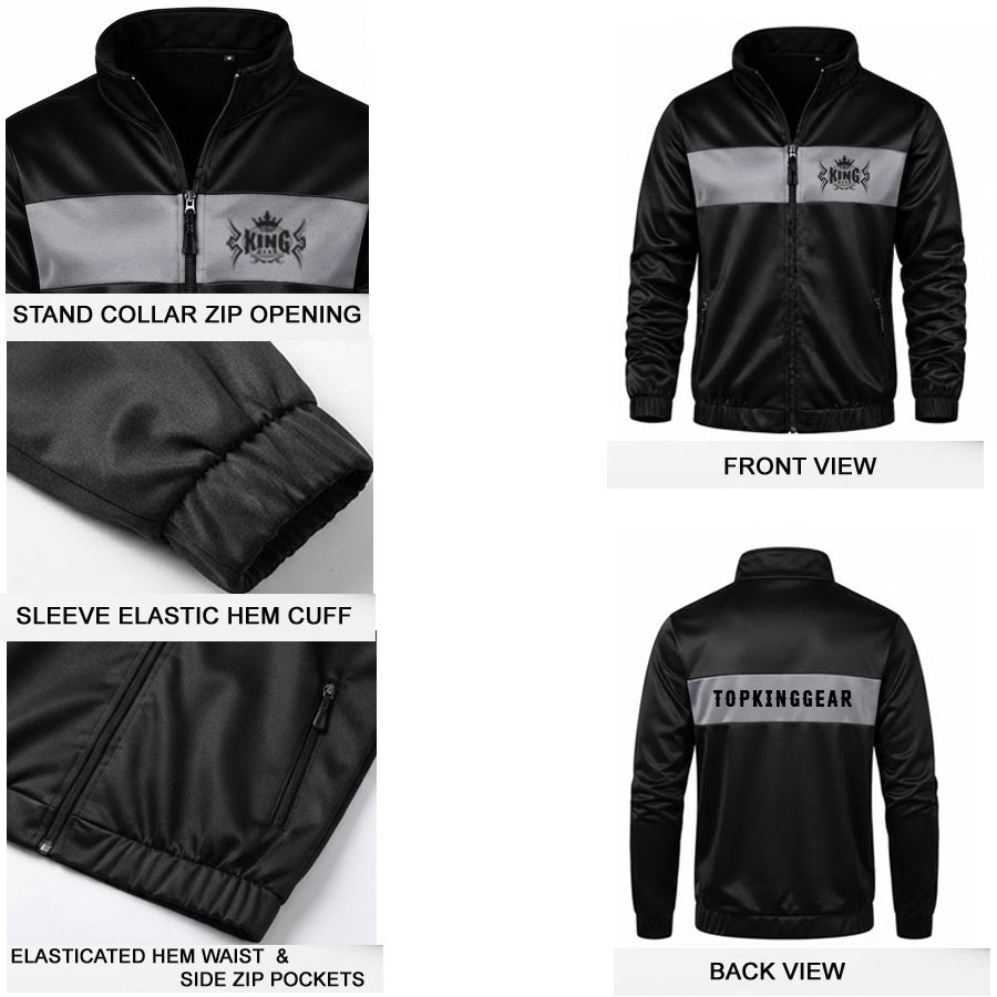 TKG-TRS-4603 Premium Casual Sports Gym Tracksuit - Top King Gear
