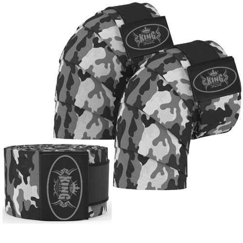 Grey Camo Weight Lifting Support Gym Bandage