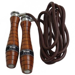 Pro Leather Skipping Speed Rope Adjustable Weighted Fitness Workout Jumping