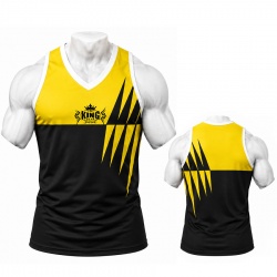 100% Poly Sublimated Muscle Tank Top - Gym Tank | Top King Gear