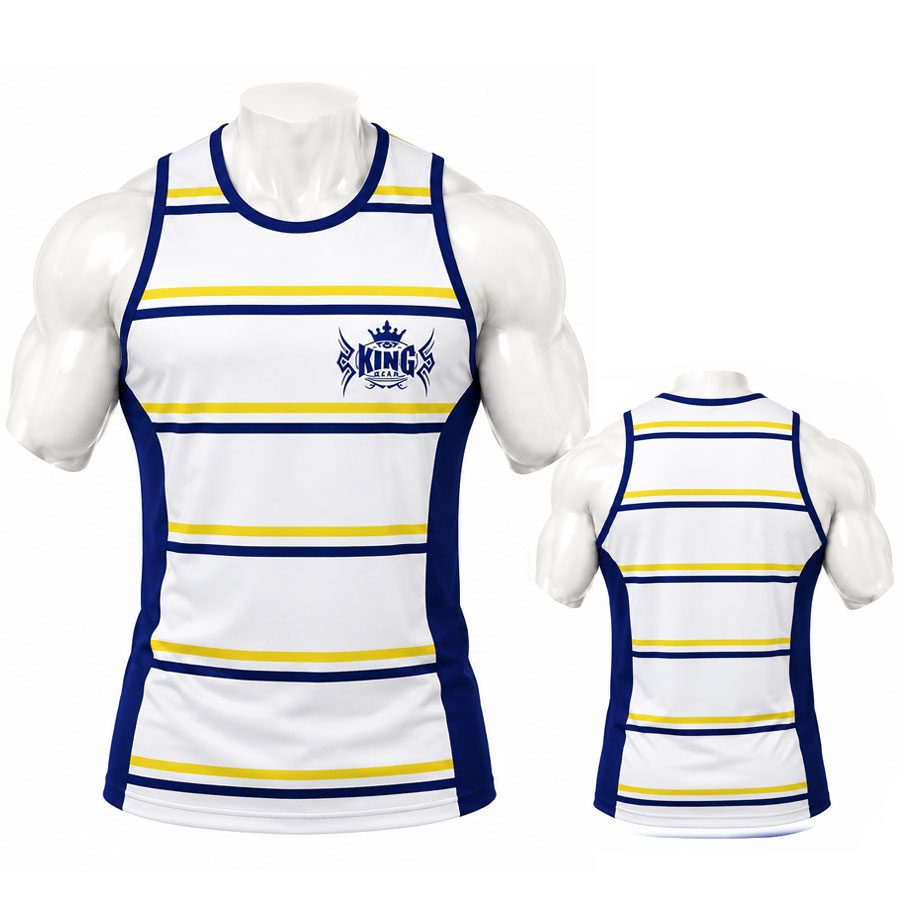 Sublimation Men Workout Tank Top - Muscle Fit Stringer | Top King Gear
