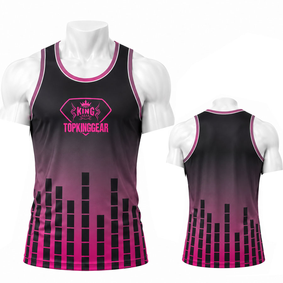 Sublimated Gym Tank Top - Bodybuilding Stringer | Top King Gear