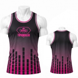 Sublimated Gym Tank Top - Bodybuilding Stringer | Top King Gear