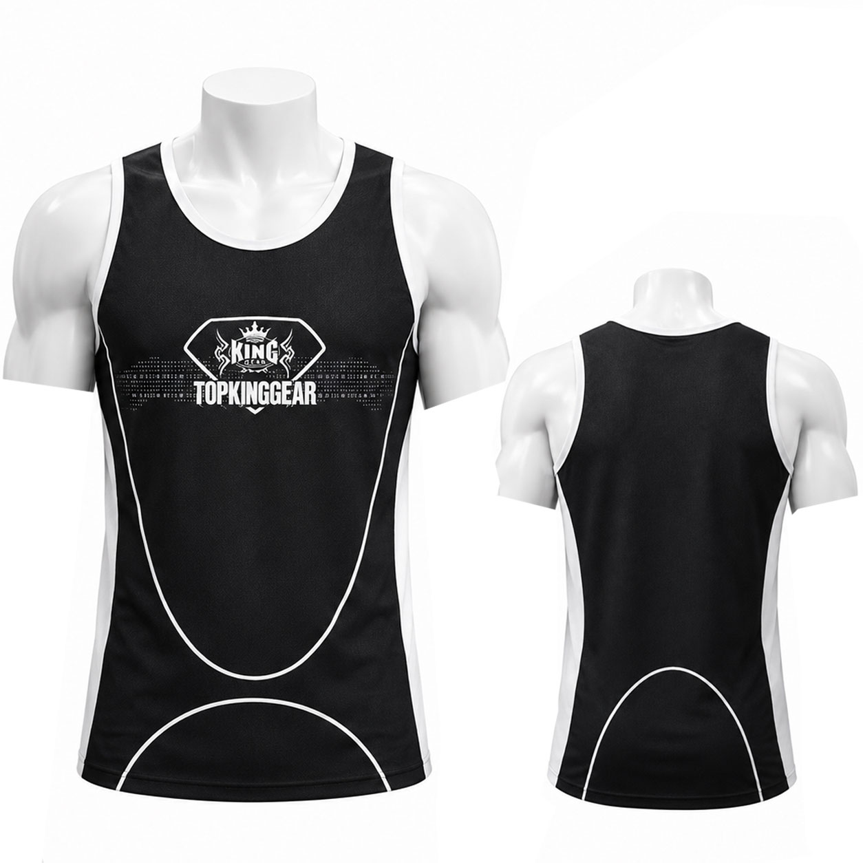 Sublimated Gym Tank Top - Muscle Tank Top | Top King Gear