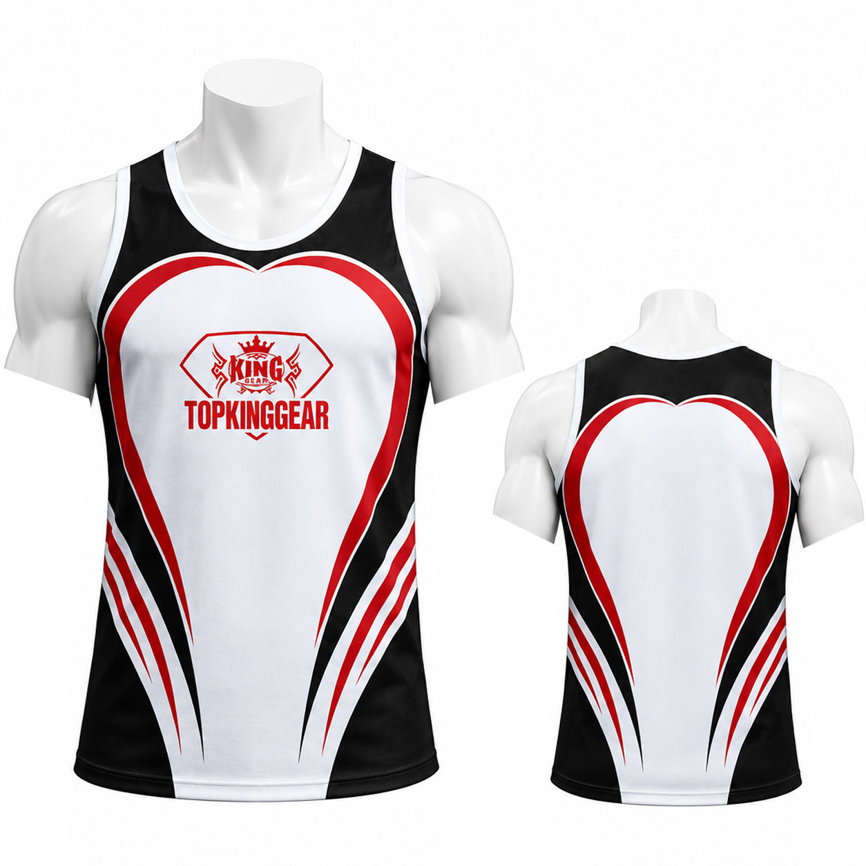 Top King Gear Sublimation Gym Tank Top