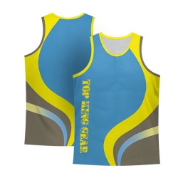 Stripe Gym Tank Top Sublimation Printed