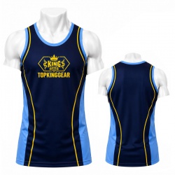 Top King Gear Sublimation Gym Tank Top - Bodybuilding Stringer