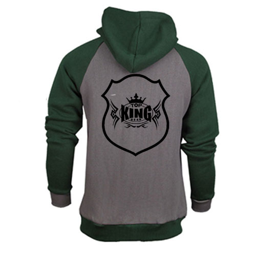 Custom Raglan Sleeve Zip up Hoodie