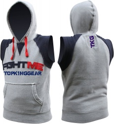 Men's Sleeveless Zip Hoodies