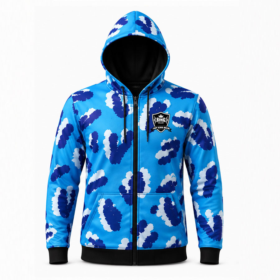 TOPKINGGEAR Premium Quality Custom Sublimation Sports Hoodie