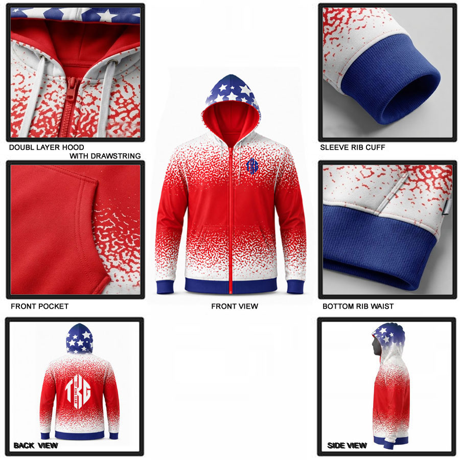 Custom Sublimation Hoodies