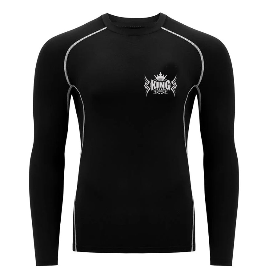 Long Sleeve MMA Compression Rash Guard:-