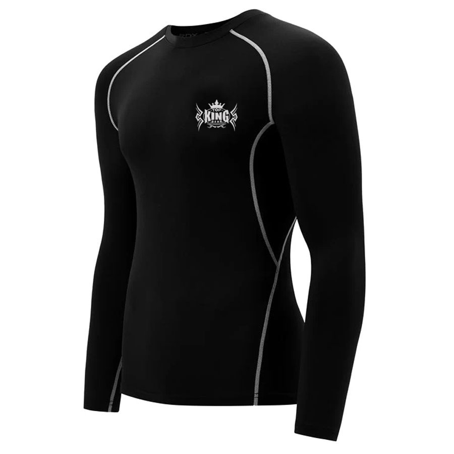 Long Sleeve MMA Compression Rash Guard:-