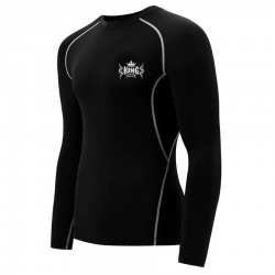 Long Sleeve MMA Compression Rash Guard:-