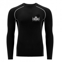 Long Sleeve MMA Compression Rash Guard:-