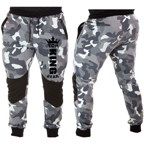GREY CAMOUFLAGE MEN JOGGER:-