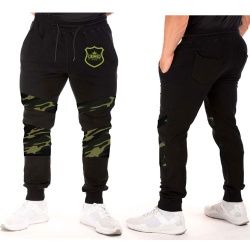 New Top King Gear Design Men Camouflage Panel Sweat Pant;-
