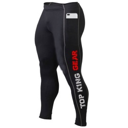 85%polyester  15%spandex Men Long Tights / Mens Fitness Wear